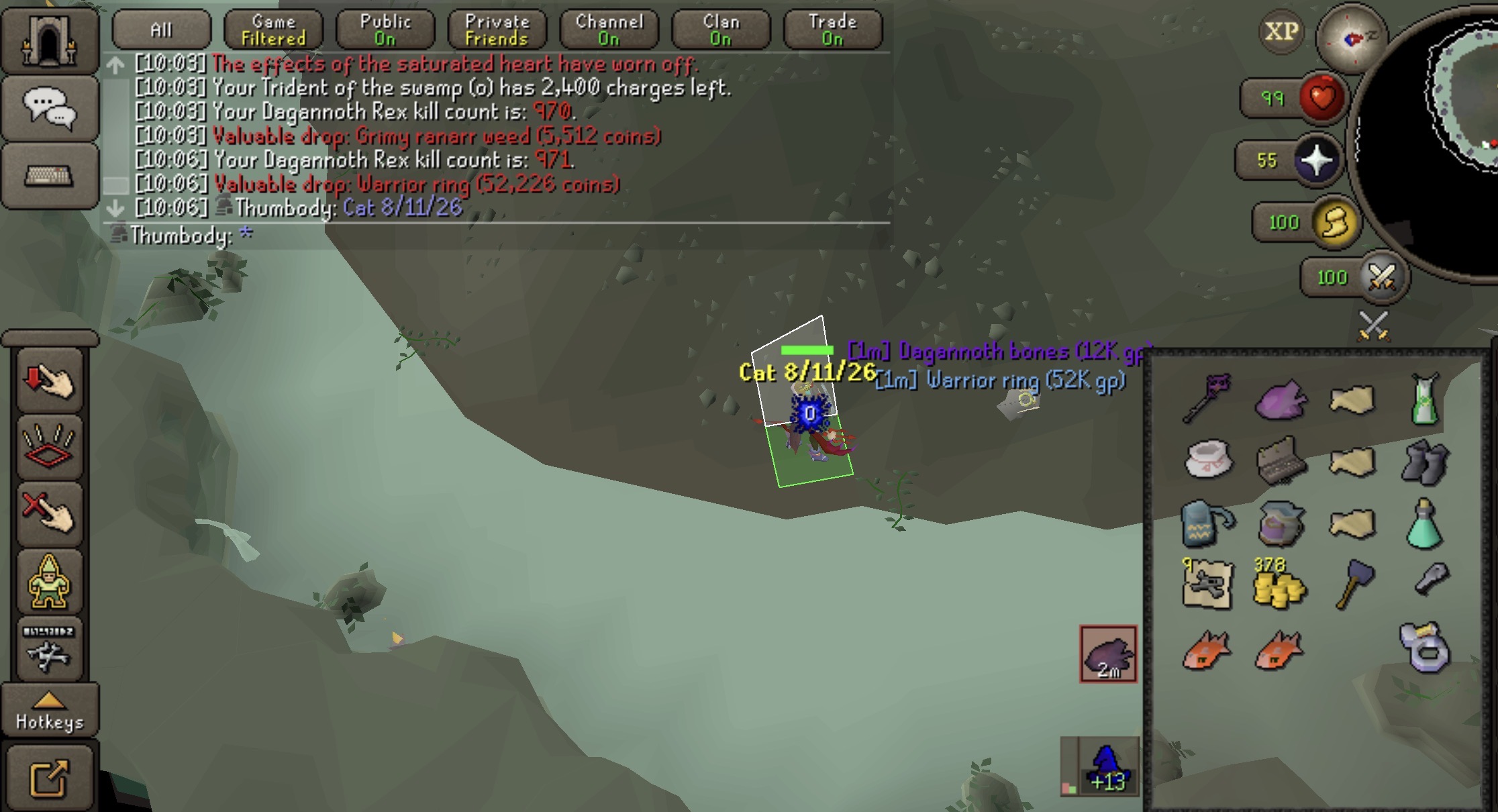 Thumbody's Dagannoth King Rings drop
