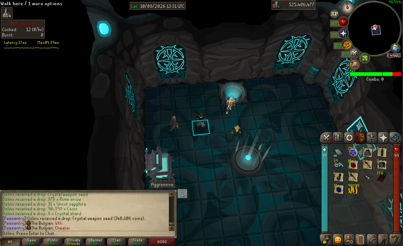 Ozlinx's Gauntlet drop