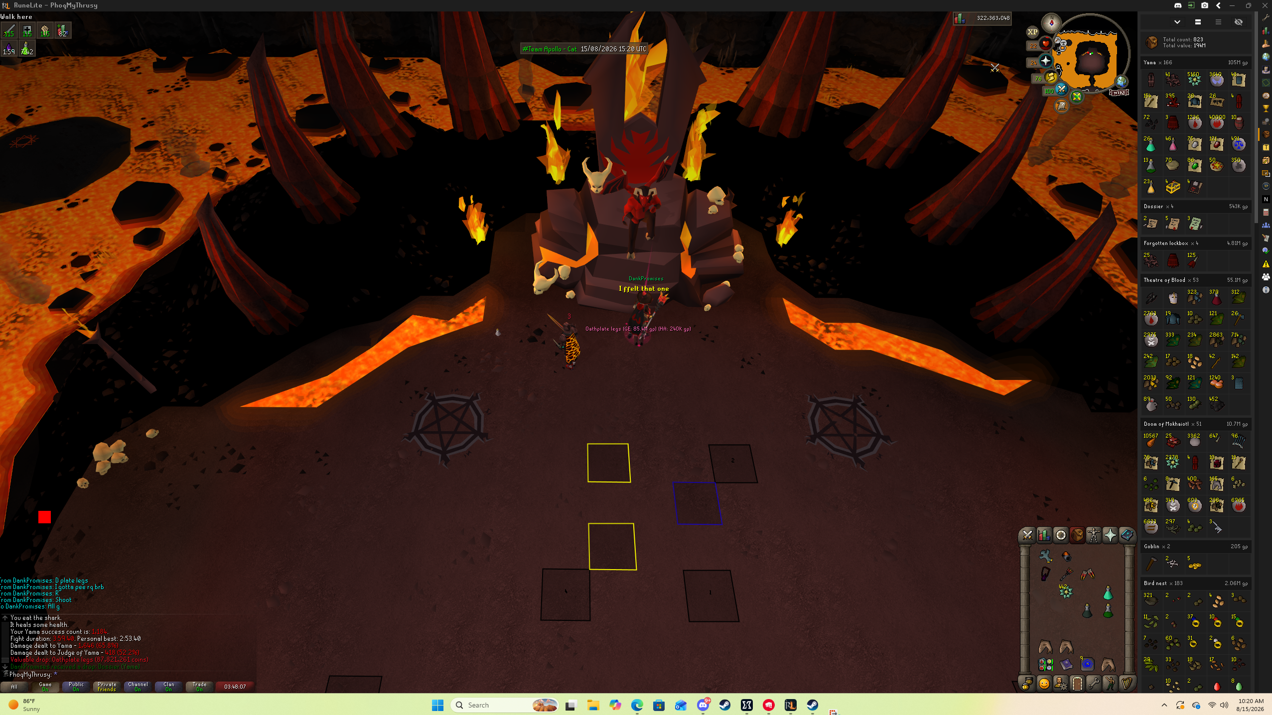 Phoqmythrusy's Yama drop