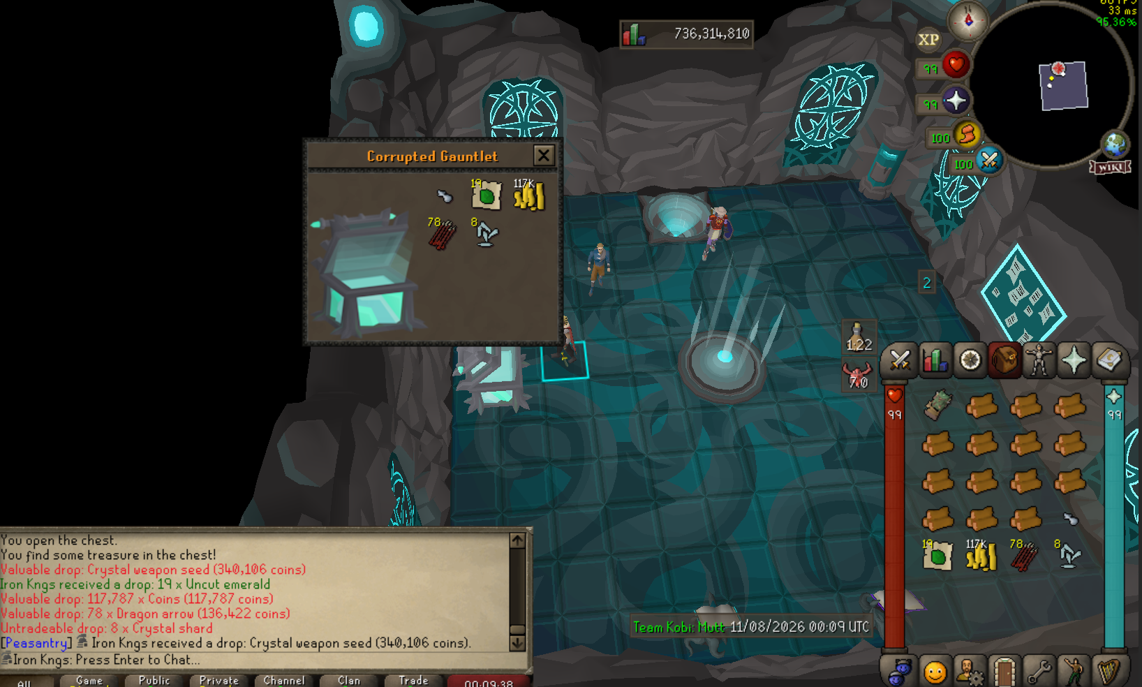 Iron Kngs's Gauntlet drop