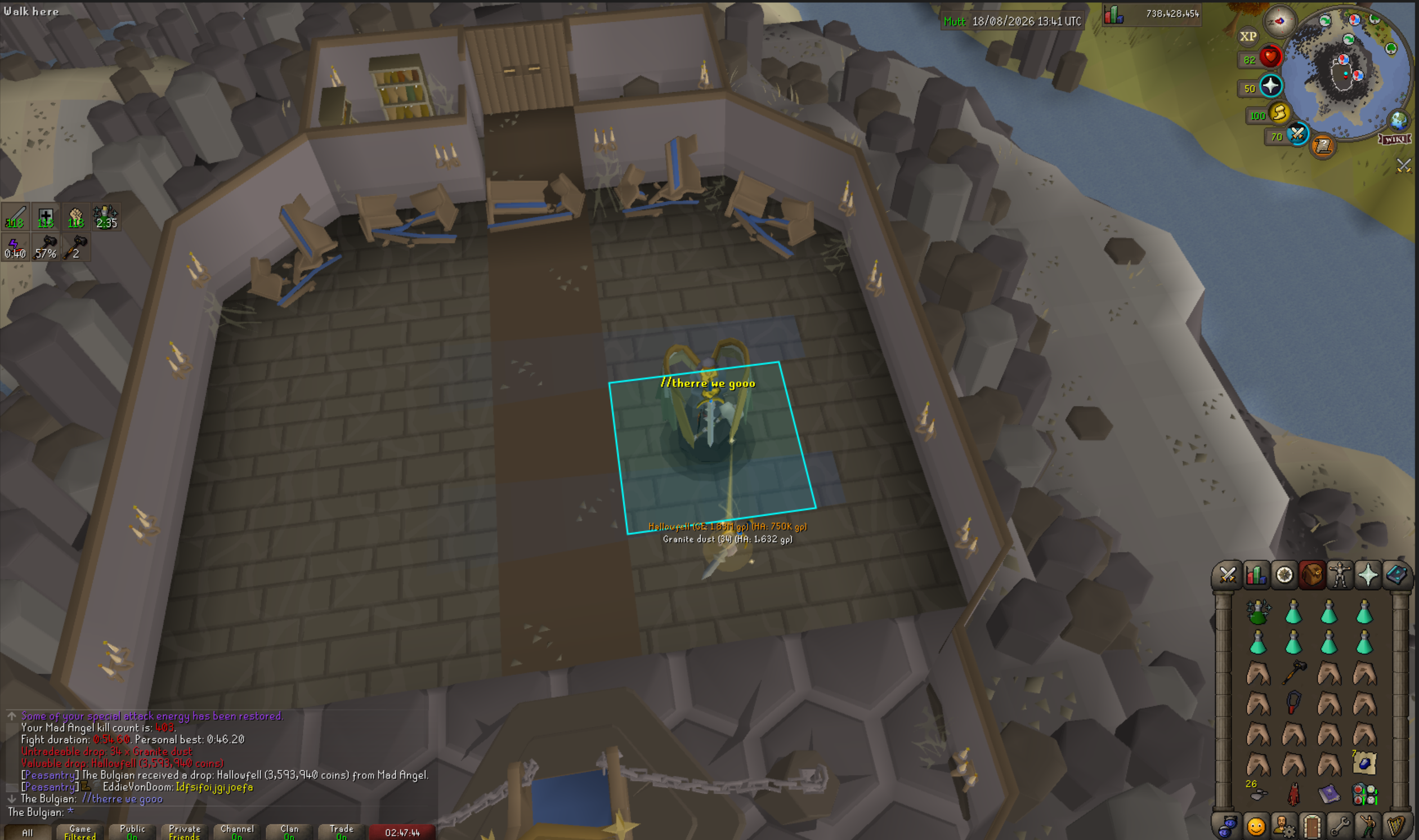 The Bulgian's Mad Angel drop