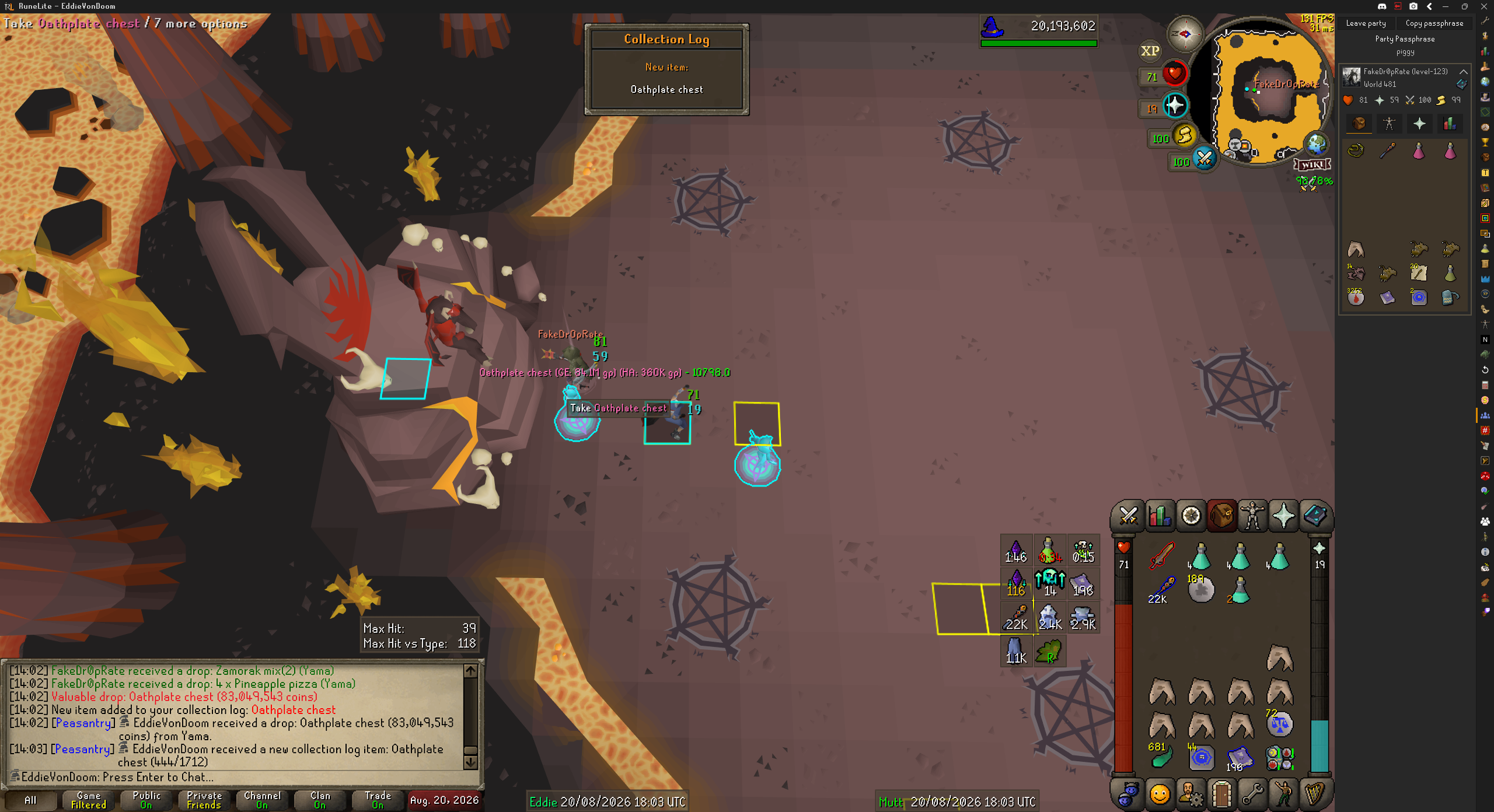 EddieVonDoom's Yama drop