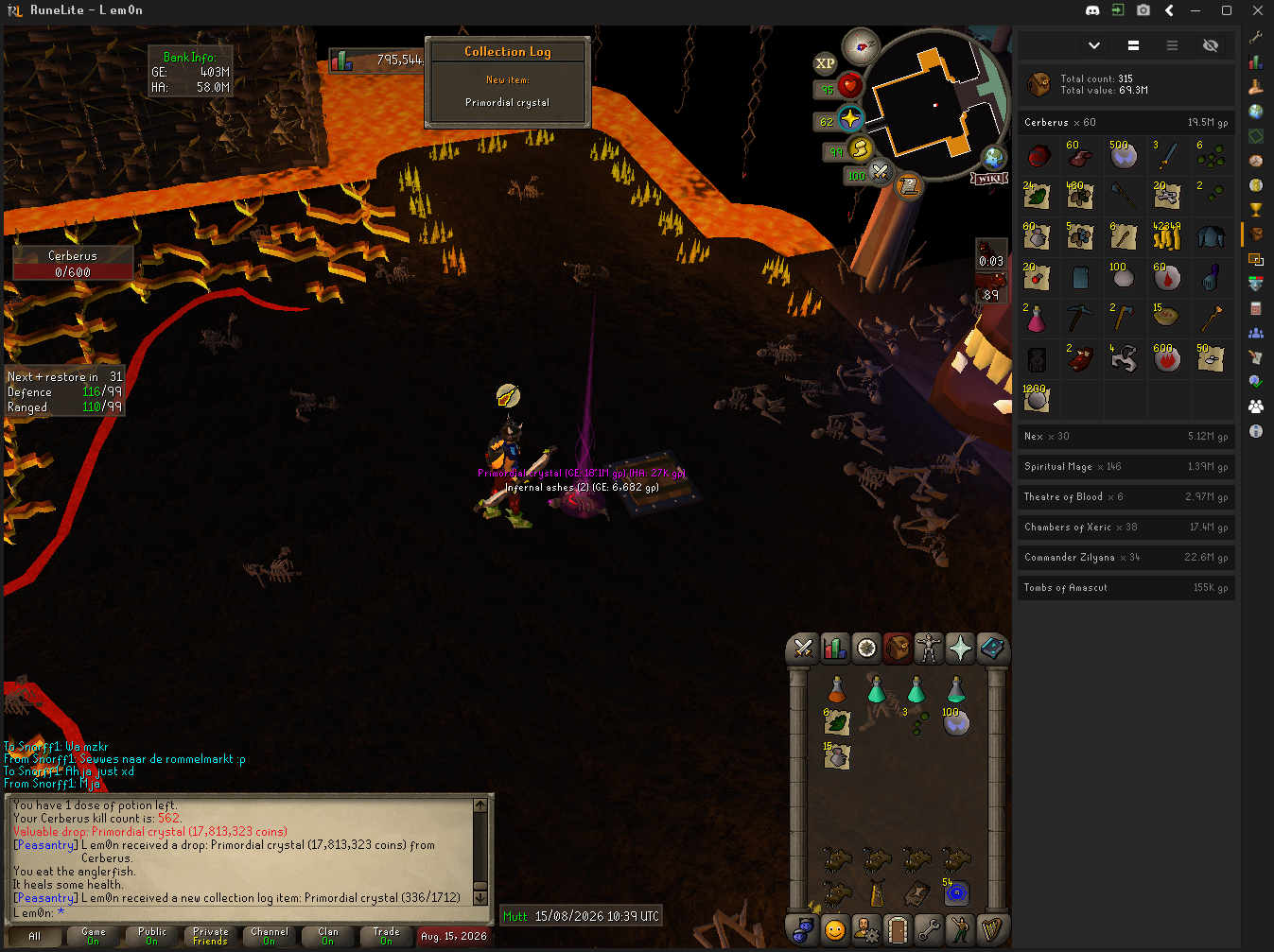 L em0n's Slayer Boss Uniques (Cerb, Rax, Thermy & Hydra) drop