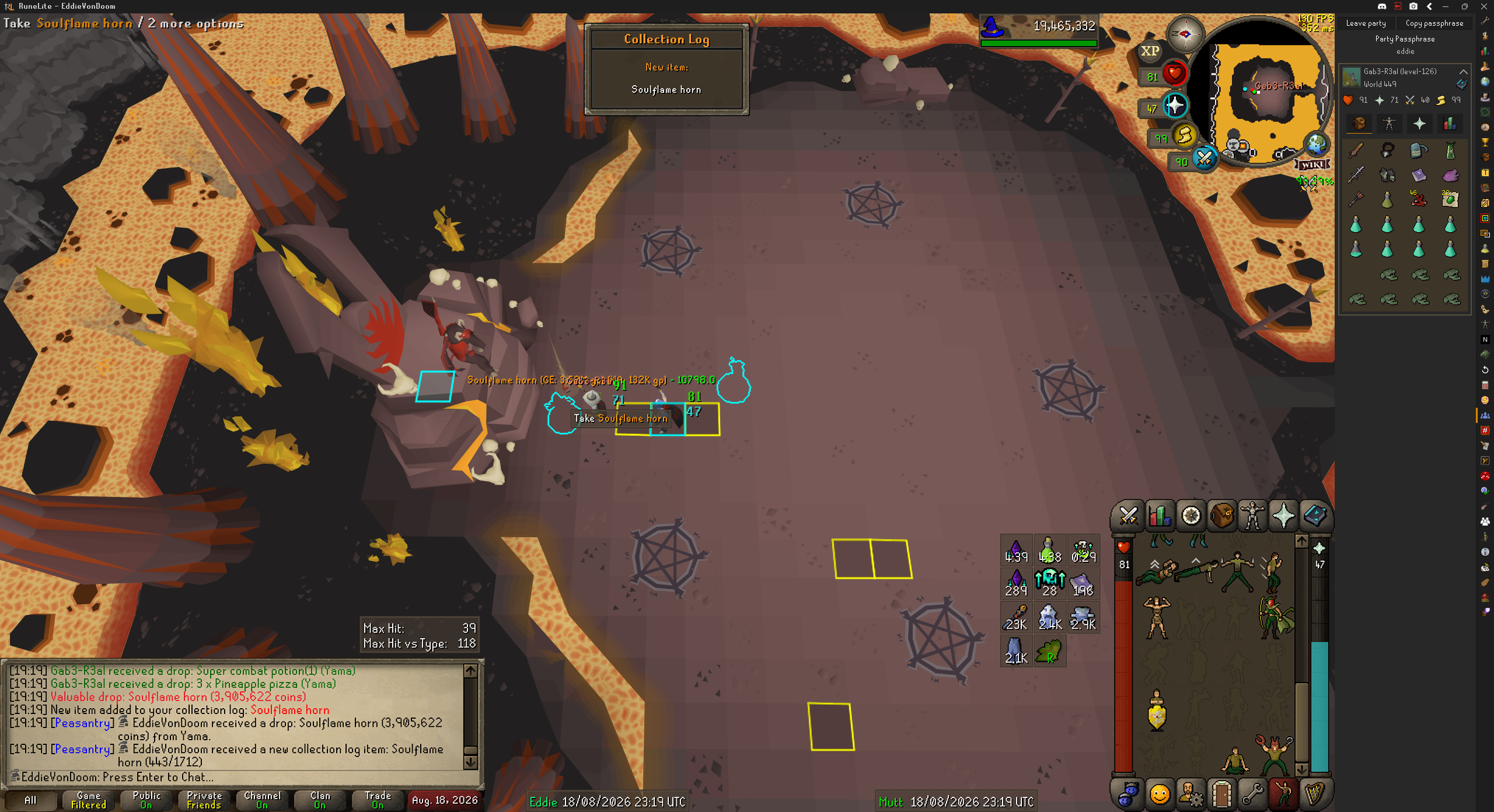 EddieVonDoom's Yama drop