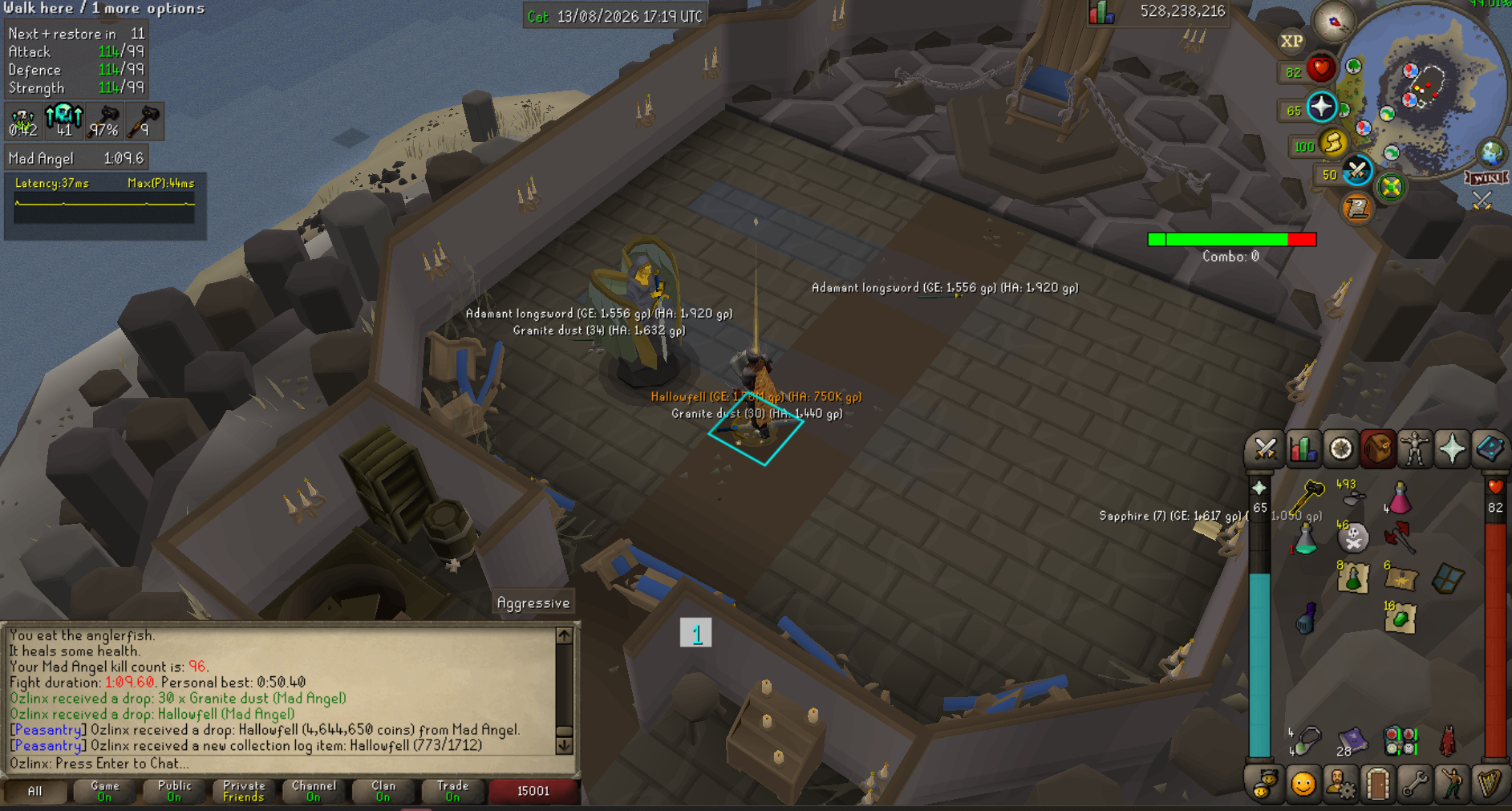 Ozlinx's Mad Angel drop