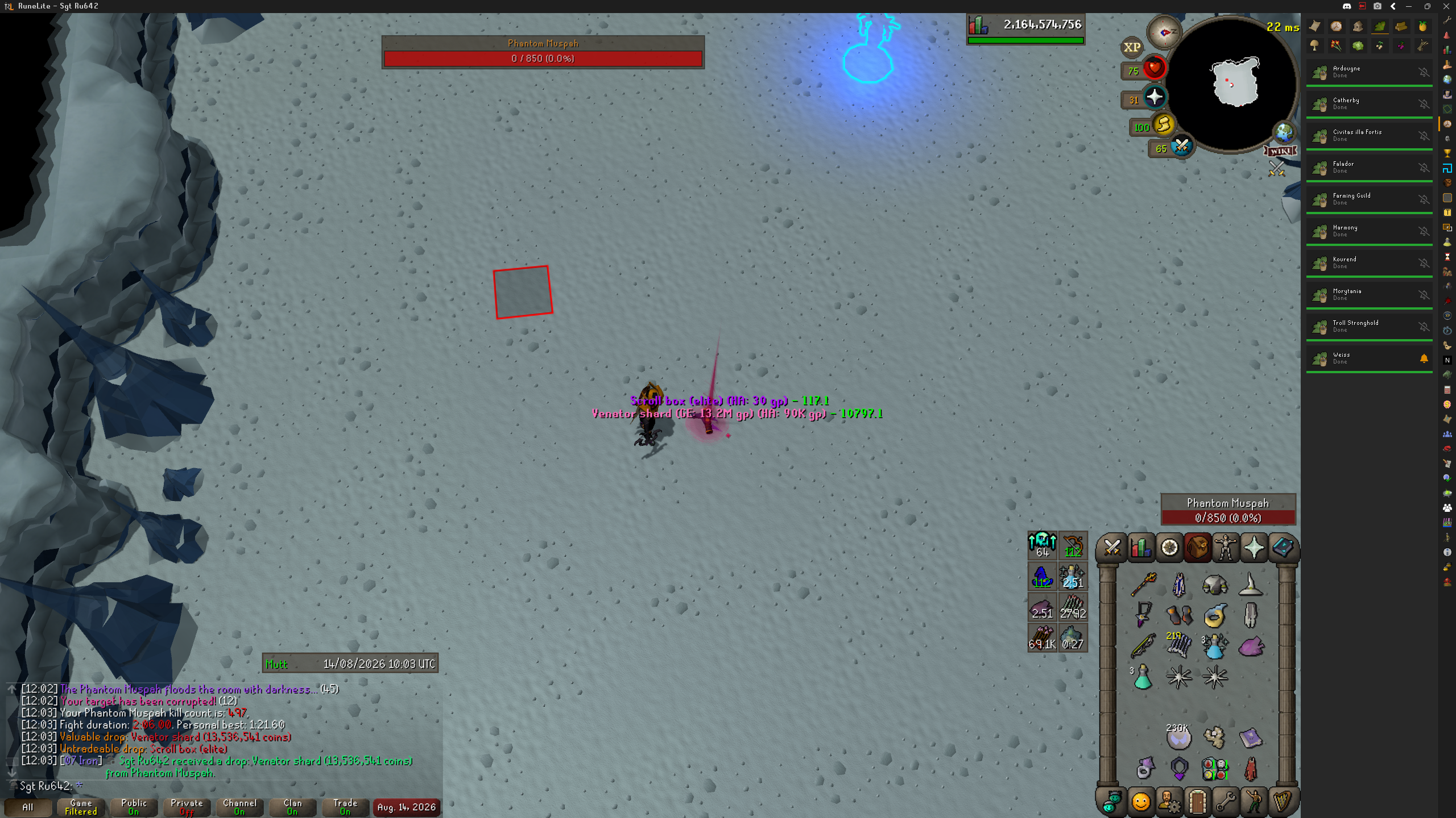 Sgt Ru642's Venator Shard drop