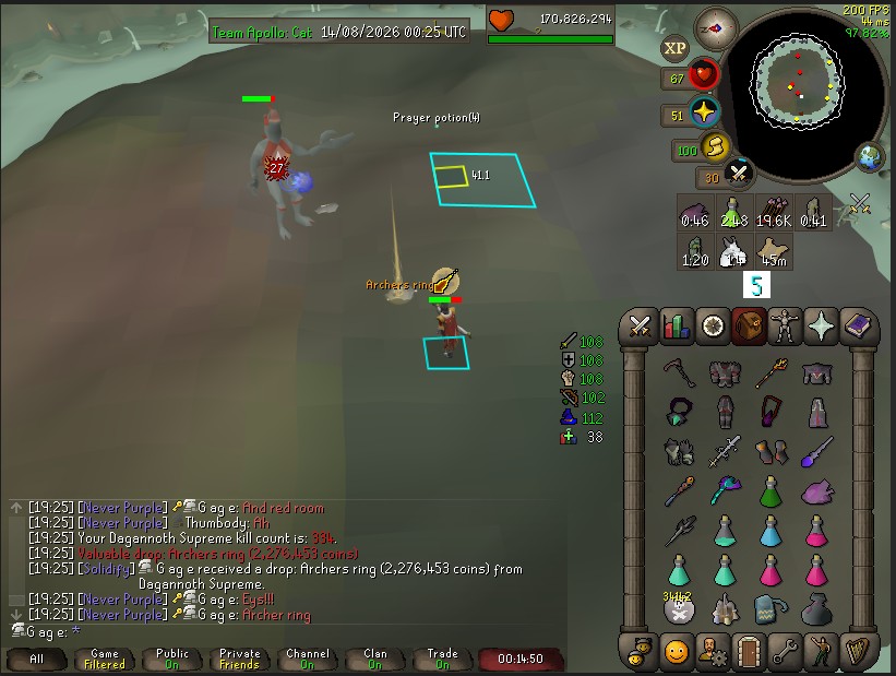 G ag e's Dagannoth King Rings drop