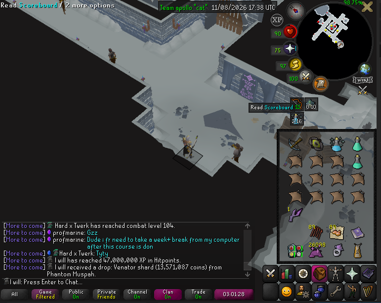 L Will's Venator Shard drop