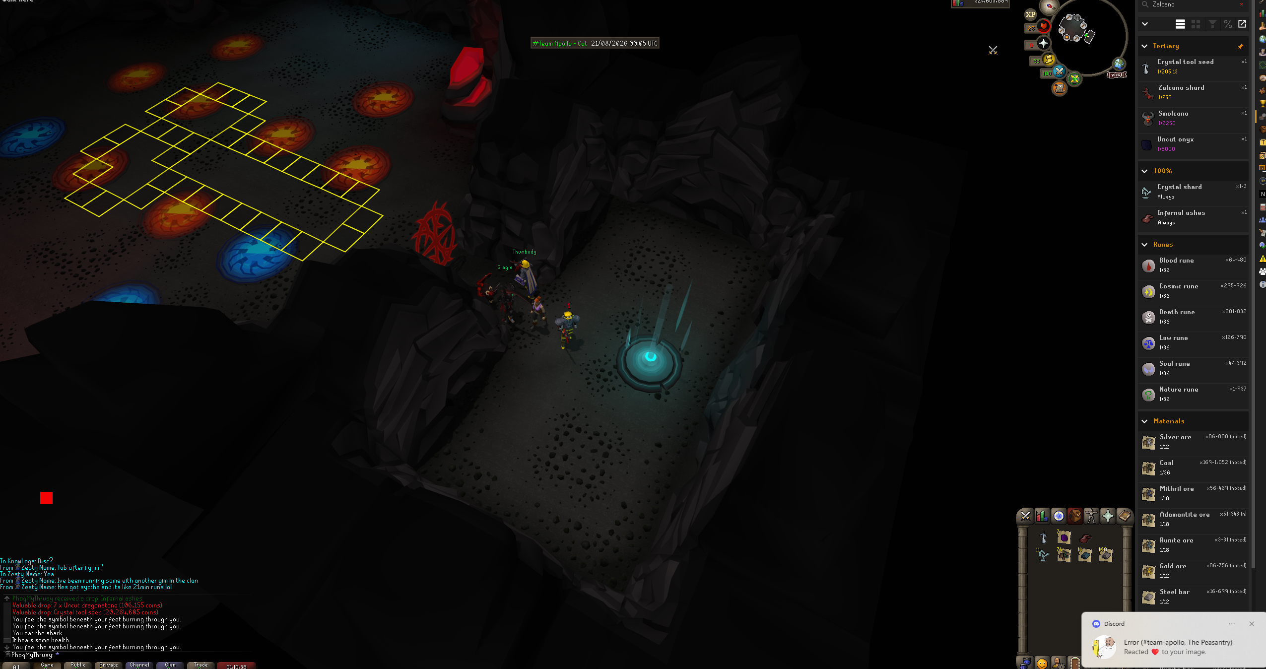 Phoqmythrusy's Zalcano drop