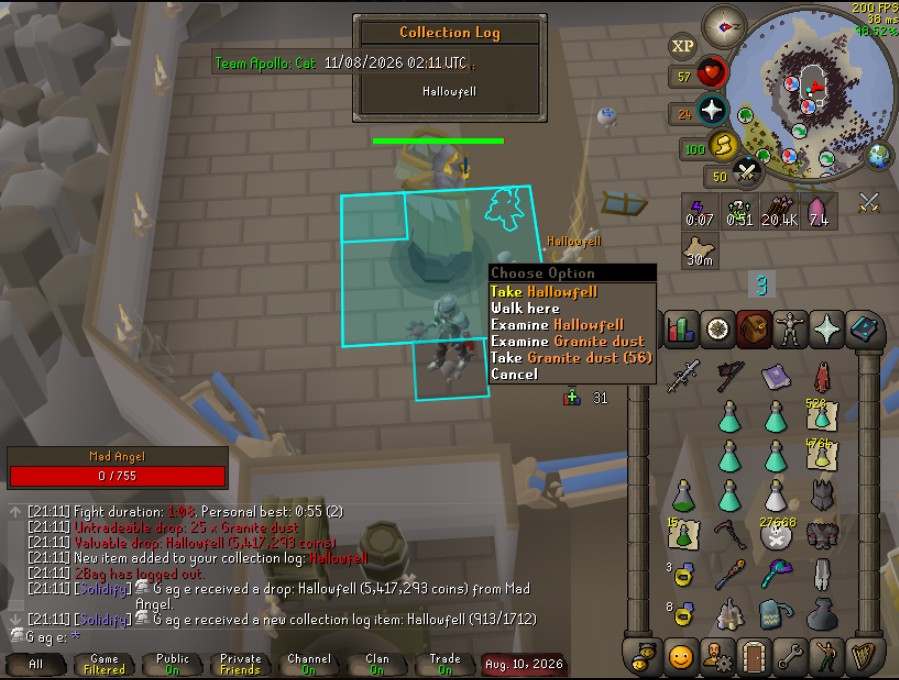 G ag e's Mad Angel drop
