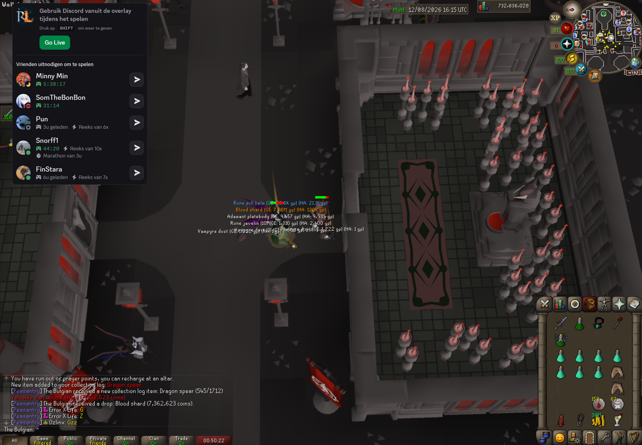 The Bulgian's Blood Shard drop