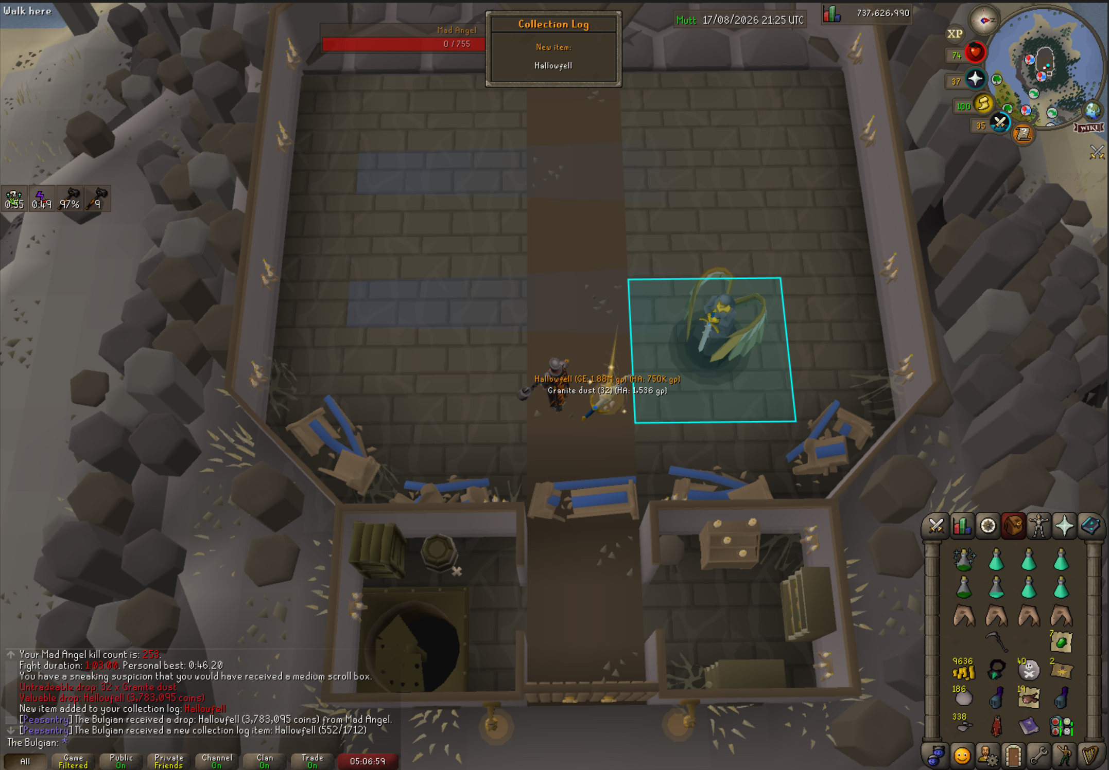 The Bulgian's Mad Angel drop
